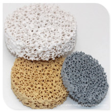 Sic Ceramic Porous Ceramic Filter 10-60 Ppi Aluminium Casting Ceramic Foam/Honeycomb Filter